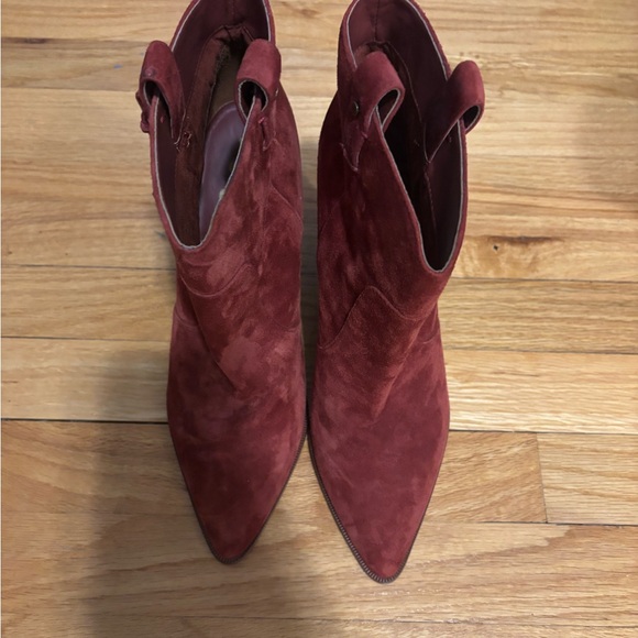 Sam Edelman Burgundy Heeled Boots - Picture 5 of 7